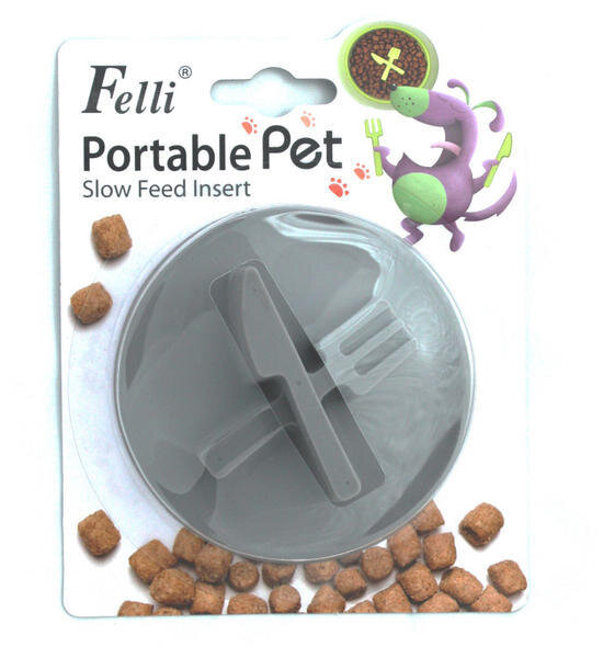 Fellipet Portable Slow Feeder Utensils Grey Canipet Cz