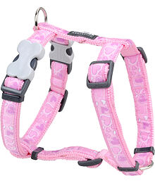 Dog Harness 15 mm x 36-54 cm - Breezy Love Pink