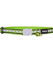 Cat Collar 12 mm x 20-32 cm – Reflective Fish Lime