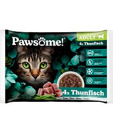 Pawsome! Adult Tuna Multipack 4x85 g