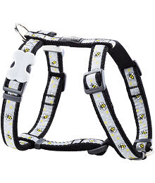 Dog Harness 25 mm x 71-113 cm - Bumble Bee Black