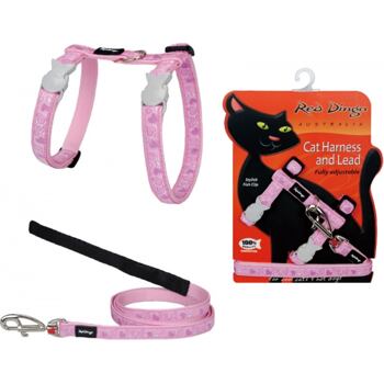 Cat Harnees & Lead - Breezy Love Pink