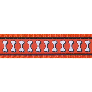 Dog Harness 25 mm x 56-80cm – Refl. Bones Orange