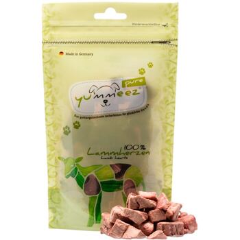 Yummeez Pure Freeze-dried Lamb Hearts 35 g