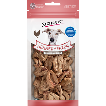 PACK 8 pcs – Dokas Freezedried chicken hearts 22 g