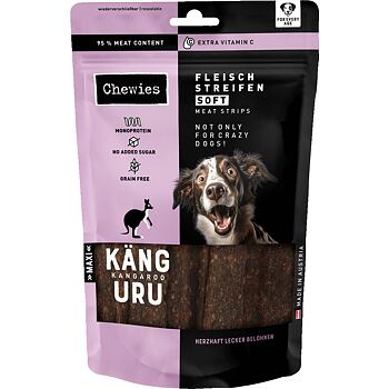 PACK 10 pcs – Chewies Fleischstreifen Soft Kangaroo Maxi 150 g