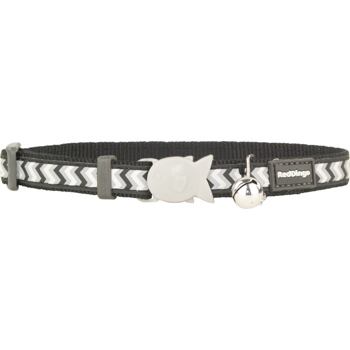 Cat Collar 12 mm x 20-32 cm – Refl. Ziggy Black