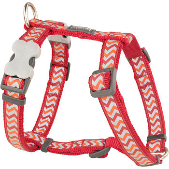 Dog Harness 15 mm x 36-54 cm – Refl. Ziggy Red