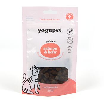 PACK 10 pcs – Yogupet Snack for cats – with salmon and kefir 50 g